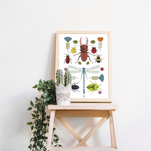 Plakat OWADY - kolor Borówka Studio