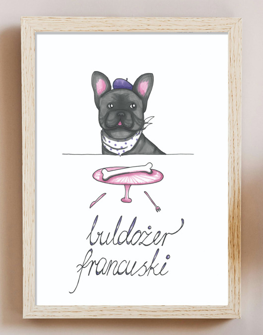 plakaty Plakat Buldożer Francuski