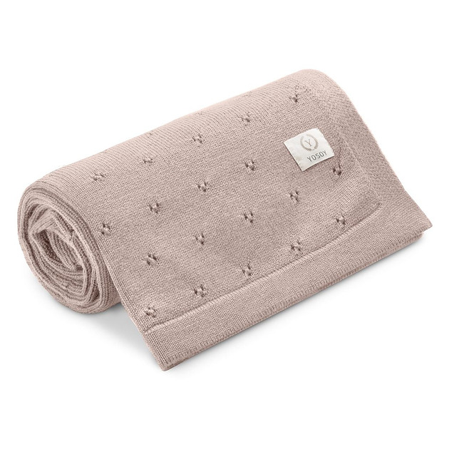 kocyki, kołderki, pościel dla dzieci Koc z wełny merino Cocoa Milk