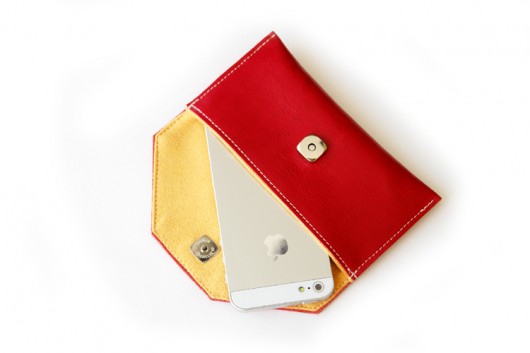 Etui na telefon , portfelik Red. Pansy