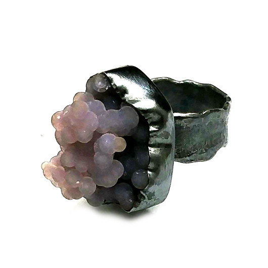 chalcedon winogronowy pastelowo Pracownia Neores