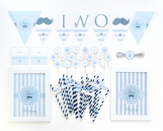 Zestaw MUSTACHE indywidualne zamówienie Wiewiórka i Spółka