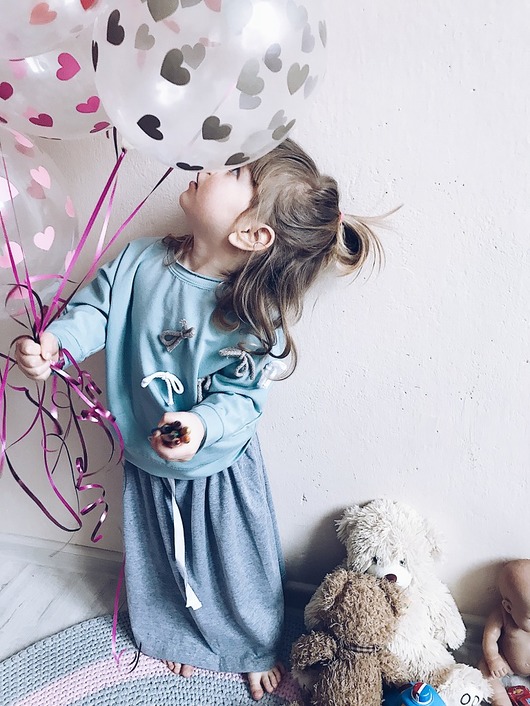 Spódnica maxi szara Mizerki Kids