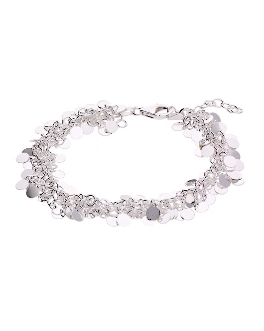 bransoletki srebrne Srebrna, gęsta, bransoletka blaszki