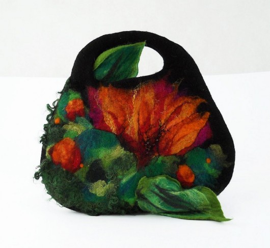 Jedwabnofilcowa Torebka: Living Bag filcant