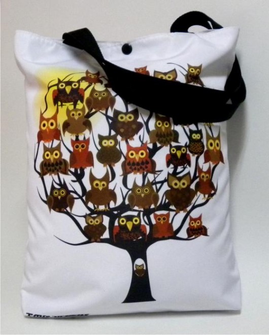 Duża torba z sowami Gaul Designs