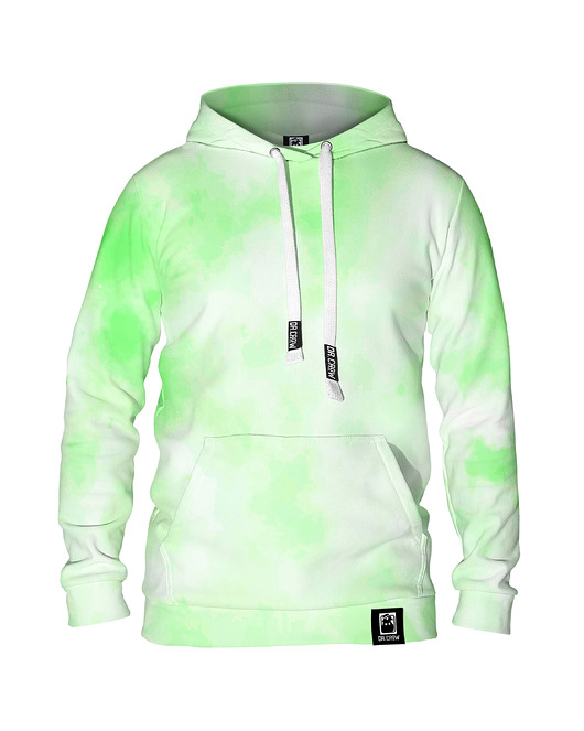 bluzy męskie Męska Bluza z kapturem Green Pastels
