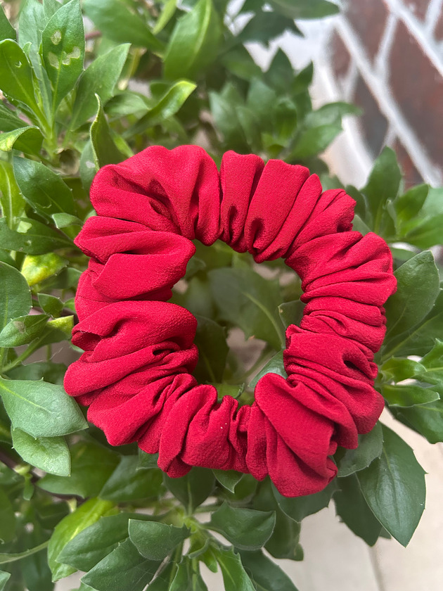 gumki do włosów Jedwabna gumka scrunchie z upcyclingu