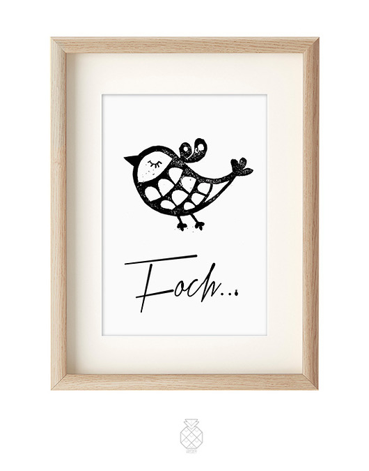 FOCH - grafika  w ramce  Ananas Project