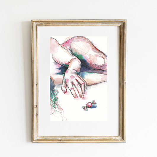 grafiki i ilustracje Cukiereczek, 30x40 cm