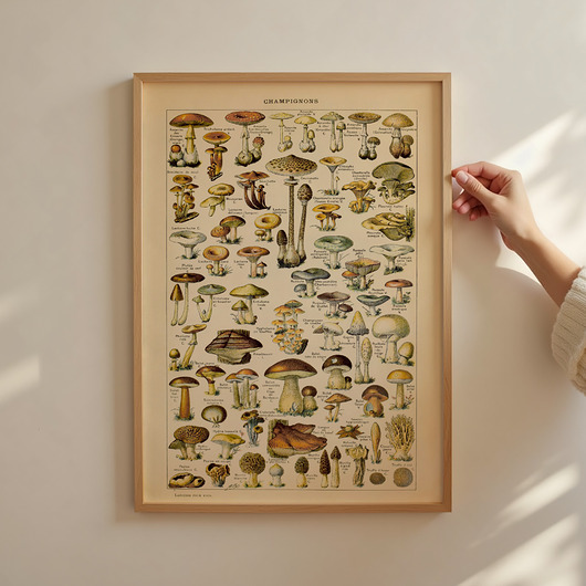 grafiki i ilustracje Grafika Champignons (reprint)