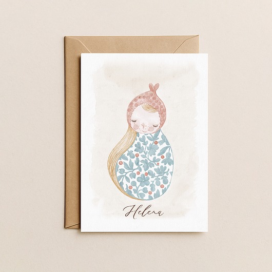 kartki okolicznościowe - wydruki Kartka  na Narodziny dziecka - dla dziewczynki Imienna