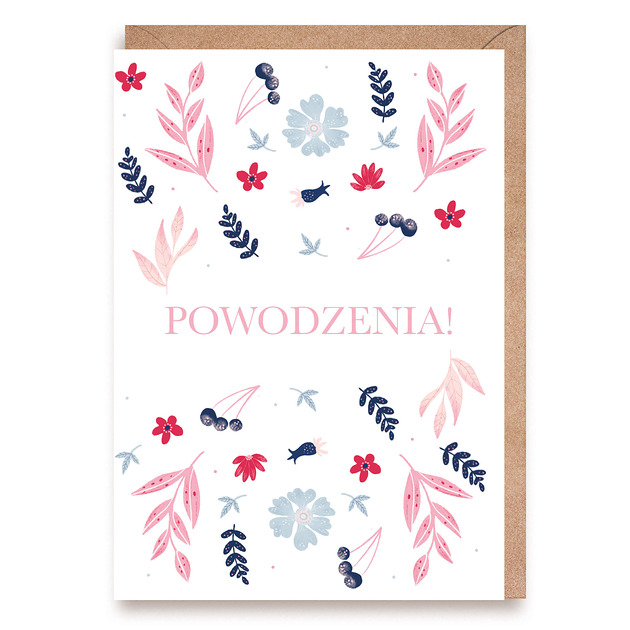 kartki okolicznościowe - wydruki Kartka okolicznościowa Powodzenia