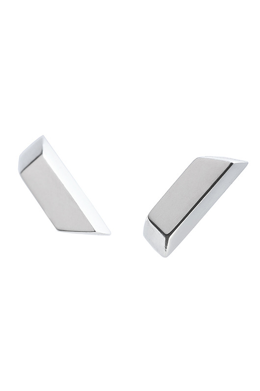 kolczyki srebrne Kolczyki srebrne z kolekcji EDGY/ SILVER/mikron
