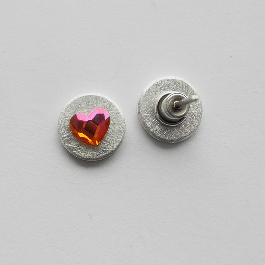 kolczyki swarovski Kolczyki Swarovski SERDUSZKO