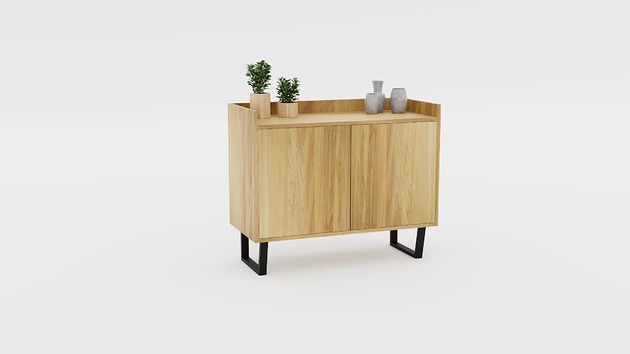 komody i szafki Komoda drewniana Rosso Loft Tiron