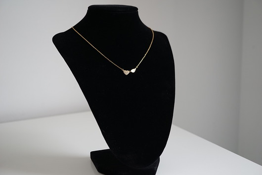 Pozłacany naszyjnik serduszko i skrzydło VENA Jewellery