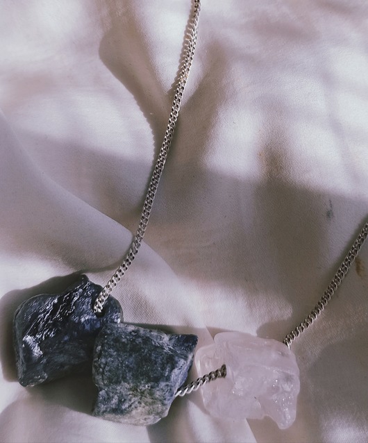 Amulet #modernwitch Szary Piknik