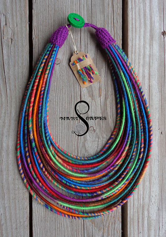 naszyjniki - inne Masajka "Happy Holi" #5