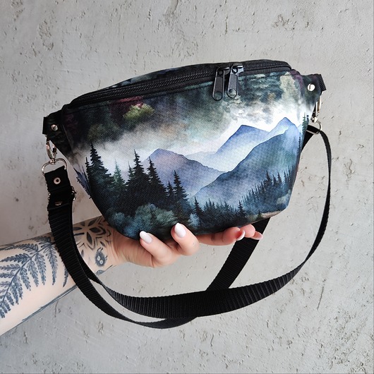 saszetka nerka Nerka XXL las i góry