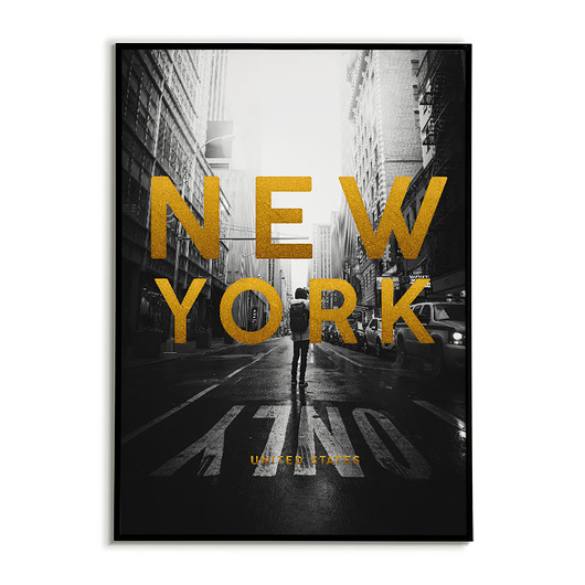 Plakat miasto NEW YORK USA Bajkowe Obrazki