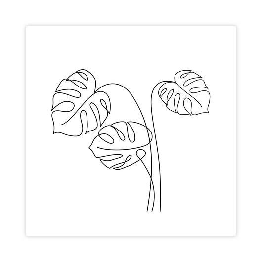 plakaty One Line Art V Plakat