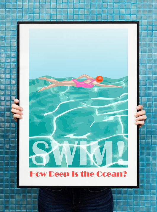 plakaty Plakat Swim