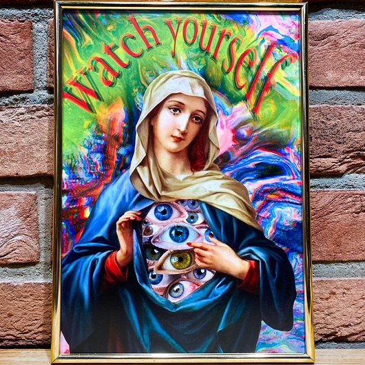 plakaty Plakat Watch Yourself Matka Boska A3