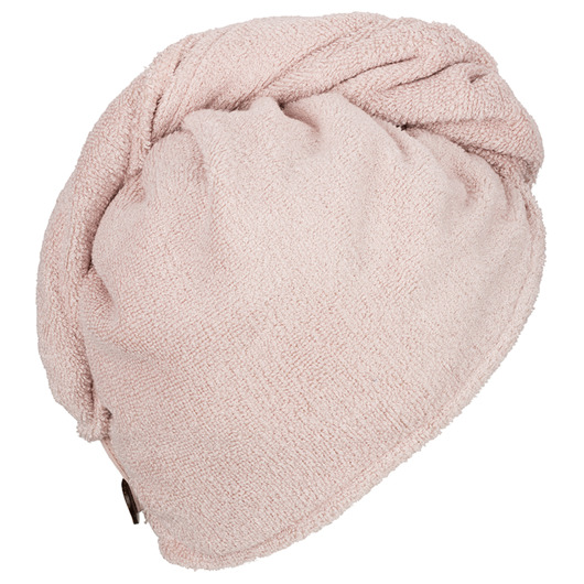 dodatki - łazienka - różne Turban kąpielowy dla dorosłych Pudrowy róż