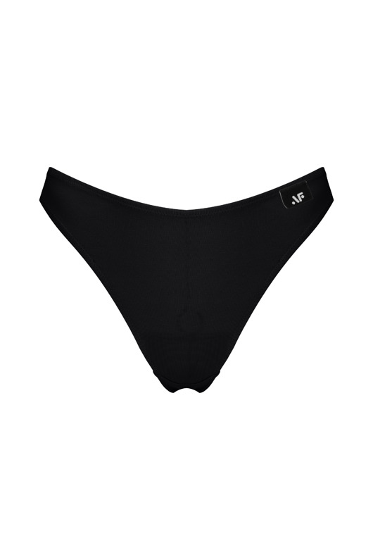 majtki damskie Majtki Stringi Black