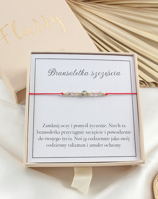 bransoletki złote Czerwona Bransoletka Szczęścia, Oliwin