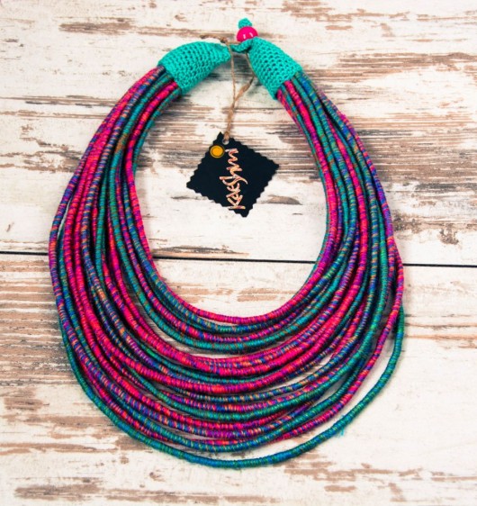 NIRVANA Om - naszyjnik MAASAI (handmade) Kaeshmi