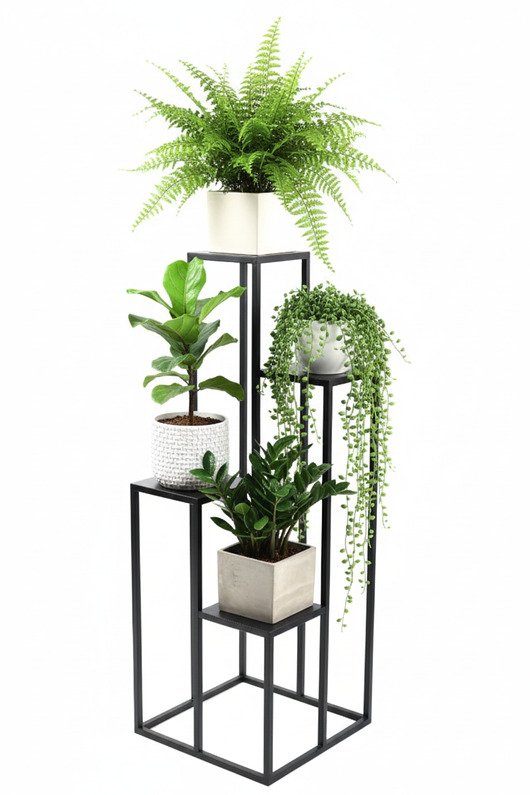 kwietniki Kwietnik METALLO czarny 112cm