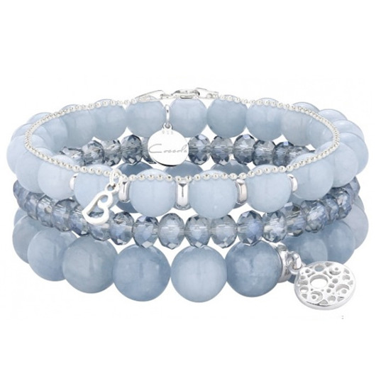 OKAZJA! Dzień Matki jadeit+ srebro 925+ kryształ Coccola JEWELLERY