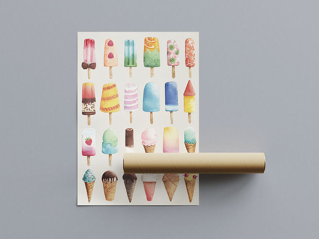 plakaty Plakat - Ice cream man
