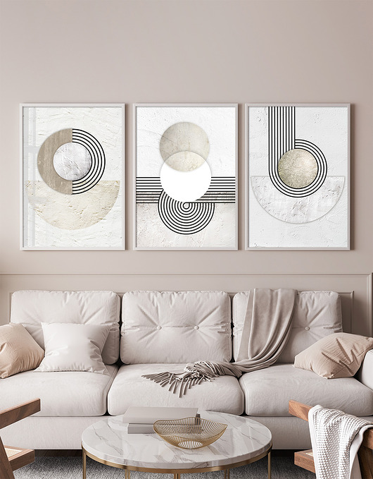 plakaty Zestaw plakatów - Abstrakcja geometryczna (set171)