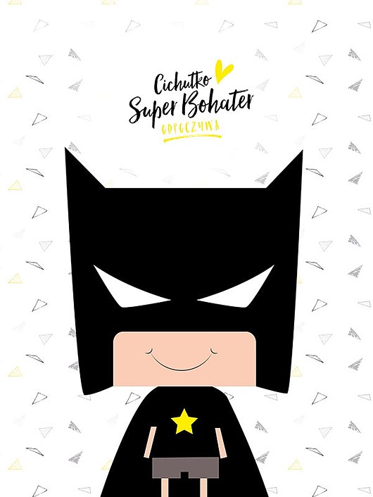 Kocyk z wypełnieniem panel super bohater - minky Papataj
