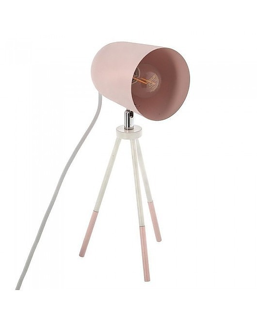 Lampa Stołowa na Trójnogu Różowa MIA home