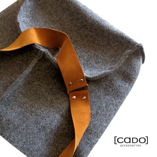 Cado Felt Bag - Yellow CADOaccessories