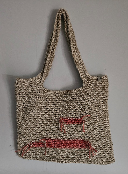 torby na ramię Torba ze sznurka konopnego
