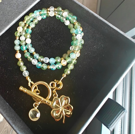 złote naszyjniki Klasyczny kianit cytryn