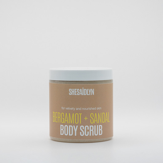 peelingi do ciała Peeling z cukrem i solą Bergamot + Sandał