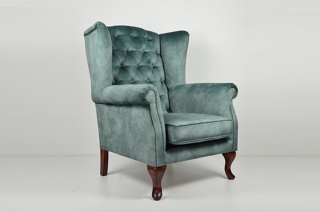 Fotel Chesterfield - klasyczny, uszak Fotello