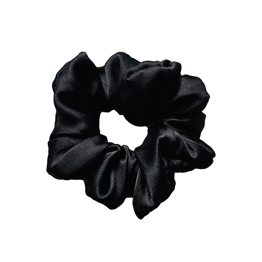gumki do włosów Satynowa gumka do włosów scrunchie Czarna RÓŻNE MODELE