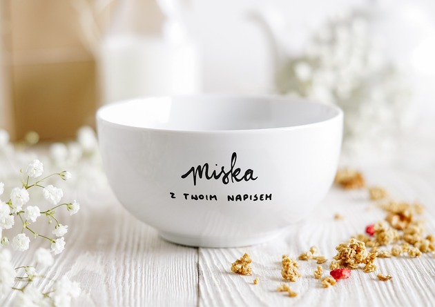 miski i misy Miska z Twoim napisem
