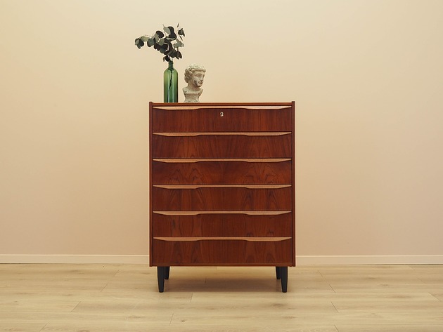 komody Komoda tekowa, duński design, lata 70, produkcja: Dania
