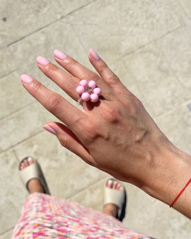 pierścionki elastyczne Pierścionek MUN FLOWER Pink