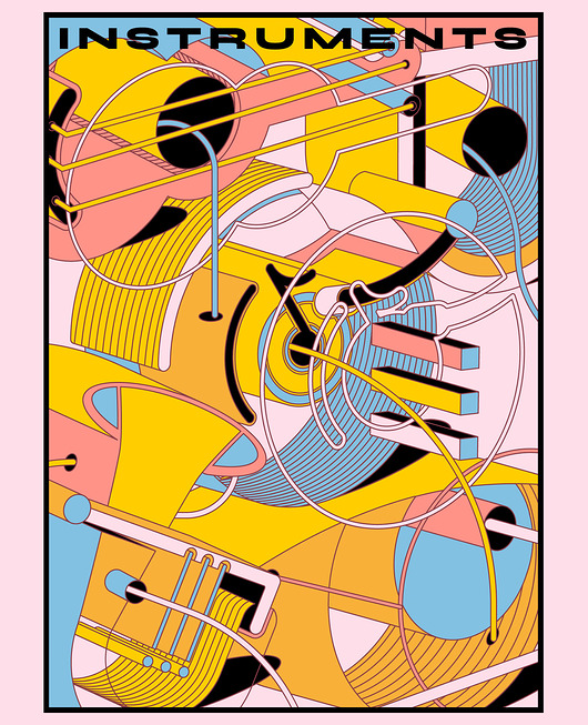 Plakat Instruments Ewelina Gąska