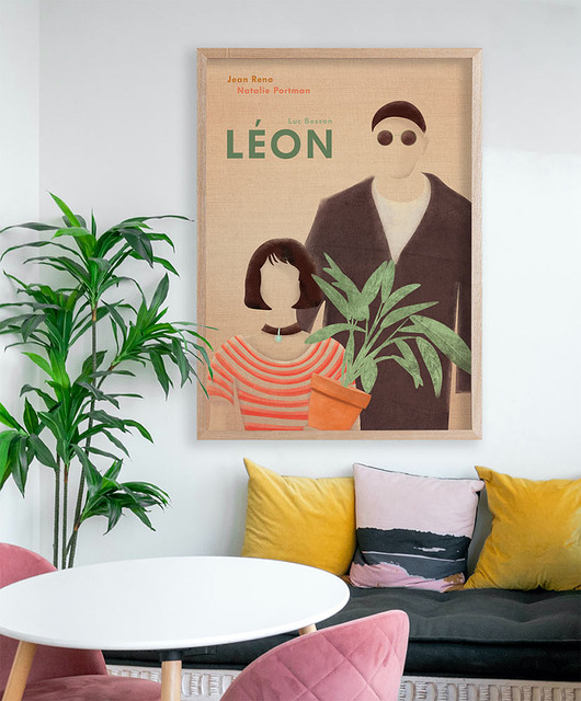 plakaty Leon zawodowiec - plakat fine art