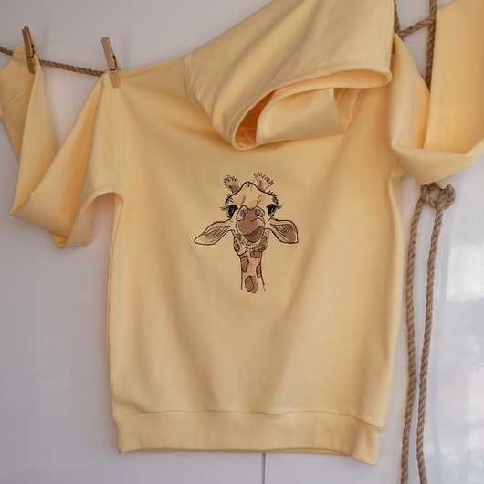 bluzy dla dziewczynki Bluza z żyrafą